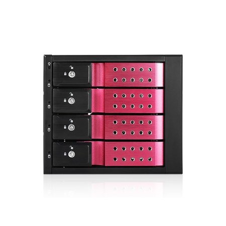 ISTARUSA Istarusa 3X5.25 To 4X3.5 12Gb/S Cage Red BPN-DE340HD-RED